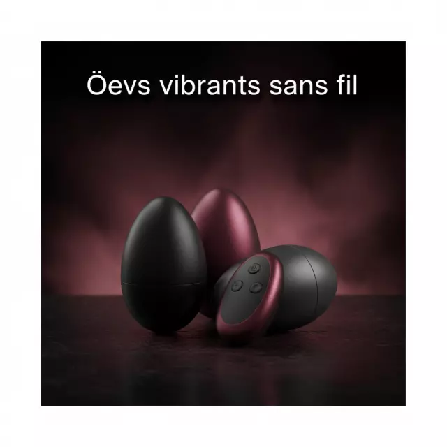 Œufs vibrants sans fil