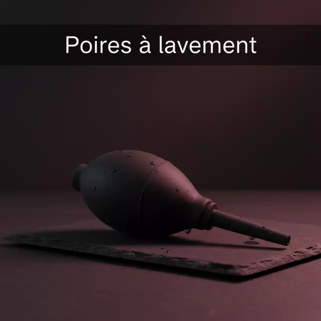 Poires à lavement