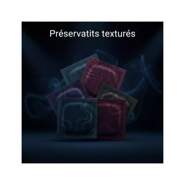 Préservatifs Texturés