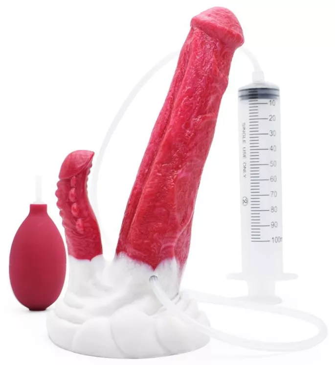 Ejakulierender Dildo Monster Priax 19 x 4,5cm