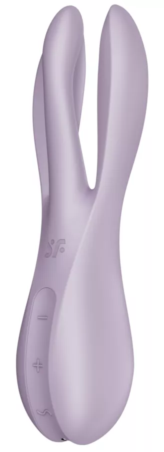 Klitoris-Stimulator vibrierend Threesome 2 Satisfyer Violett