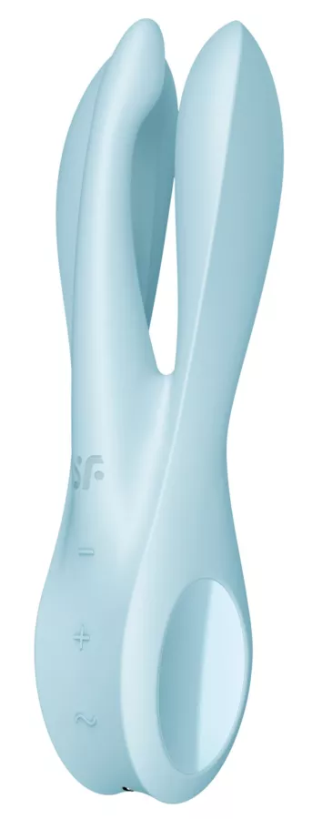 Klitoris-Stimulator vibrierend Threesome 1 Satisfyer Blau