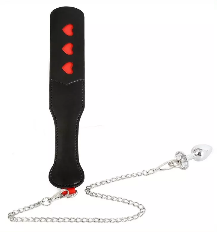 Paddle mit Kette und Plug Spank plug 30cm