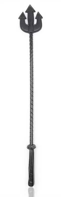 Reitgerte Trident 65cm Schwarz