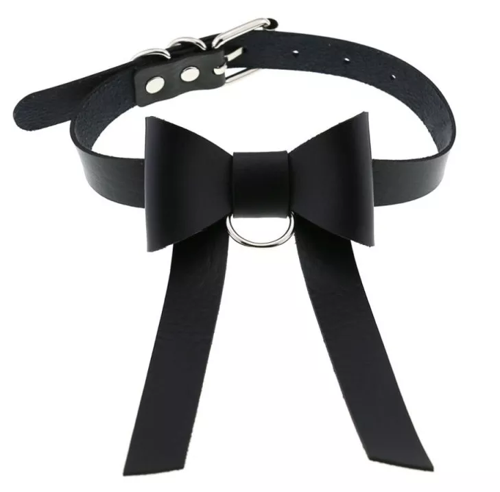 Halsband Bow Night Schwarz