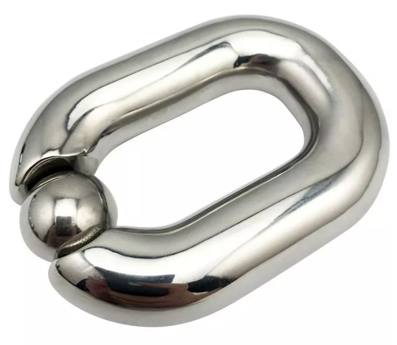 Metallischer Ballstretcher Oval Ball M 45 x 25mm - 425g