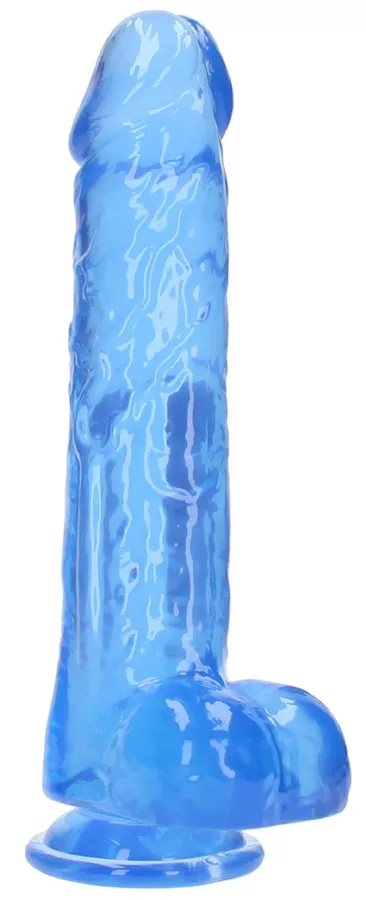 Dildo Crystal Clear Blau 21 x 5,5cm
