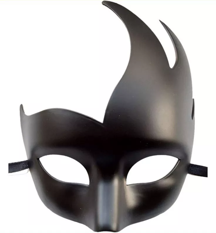 Maske Flamy Schwarz