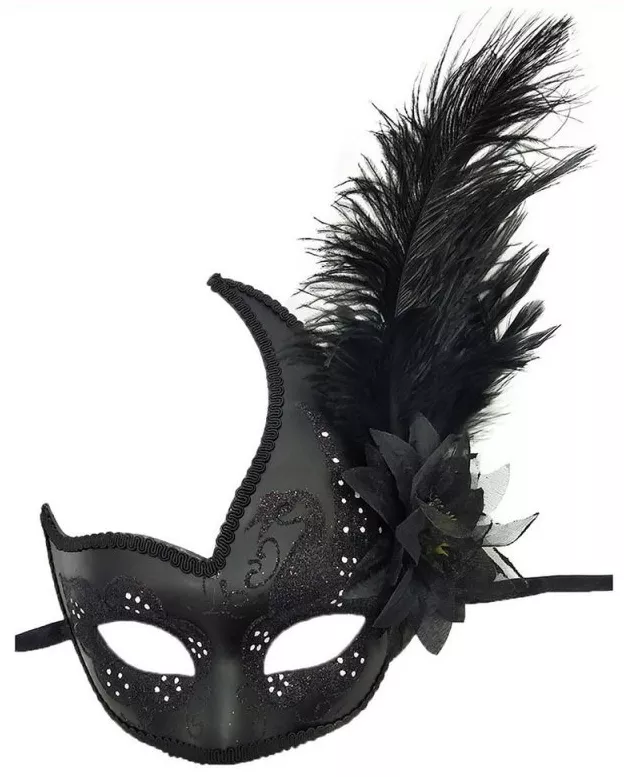 Maske Venizia Schwarz
