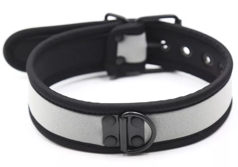 Halsband Neopren Simply Puppy Grau
