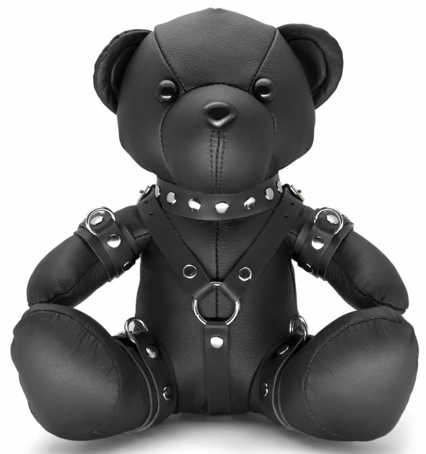 Lederteddy Bendy The Bdsm Teddy Bear Schwarz