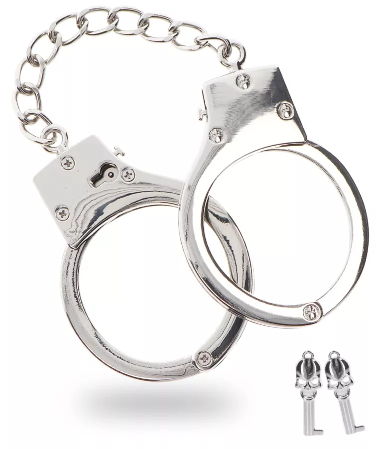 Handschellen aus Metall Taboom Versilbert