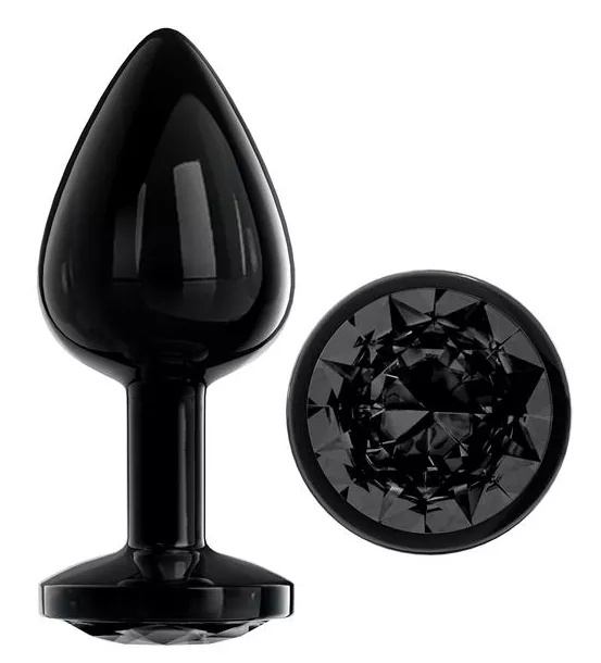 Schmuck Plug AfterDark M 7 x 3.3cm Schwarz