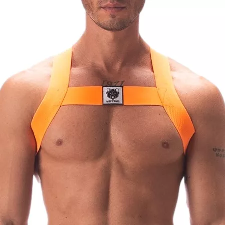 Elastischer Harness Leonsh Neon-Orange