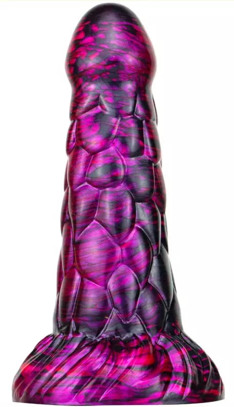 Fantasy-Dildo Cyrix 15.5 x 6cm Violett-Schwarz