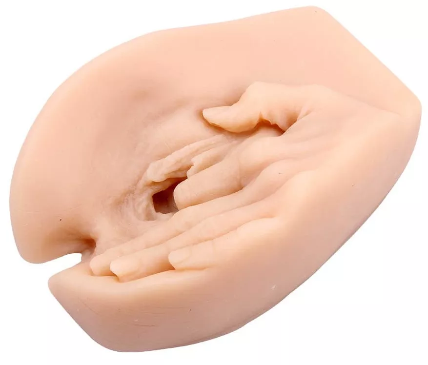 Vibrierender Masturbator Spread Abby Vulva