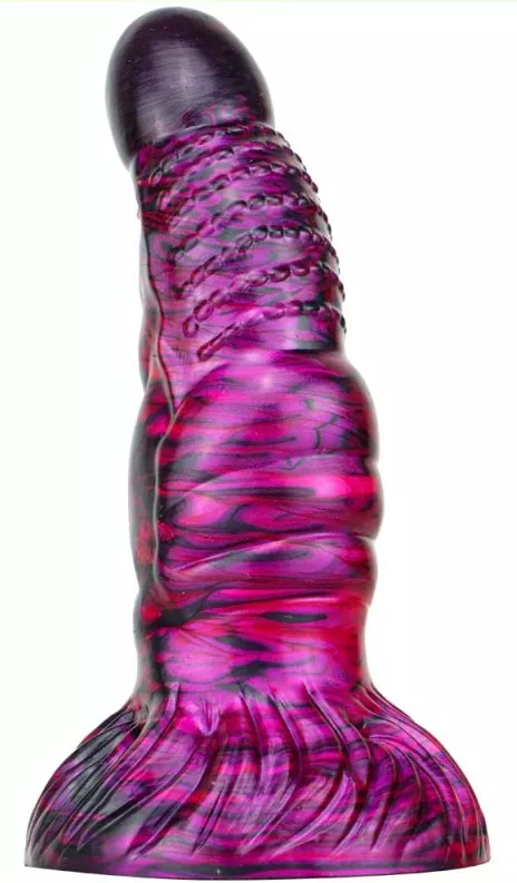 Dildo Fantasy Nirp 15 x 5.3cm Violett-Schwarz