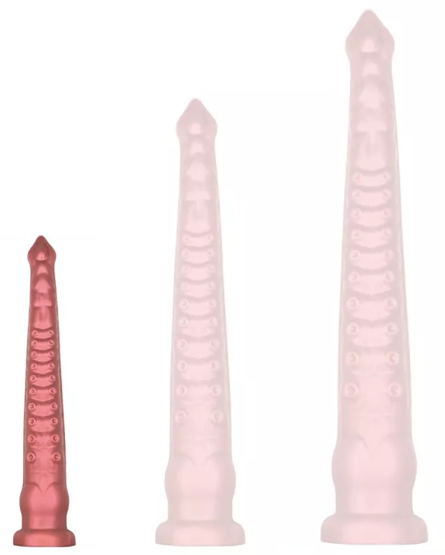 Dildo Oktoop S 30 x 4.5cm Rot