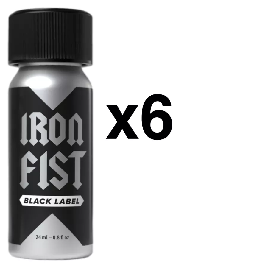 IRON FIST BLACK LABEL 24ml x6