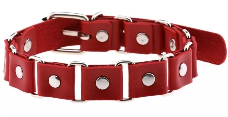 Stitch Red Choker