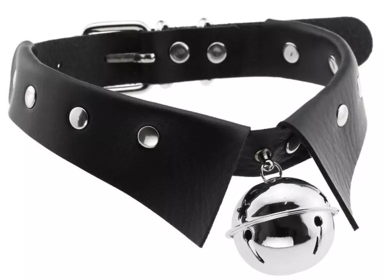 Choker Necklace with Bell Jing Black