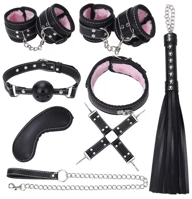 SM Set Hemming 8 Teile Schwarz-Rosa