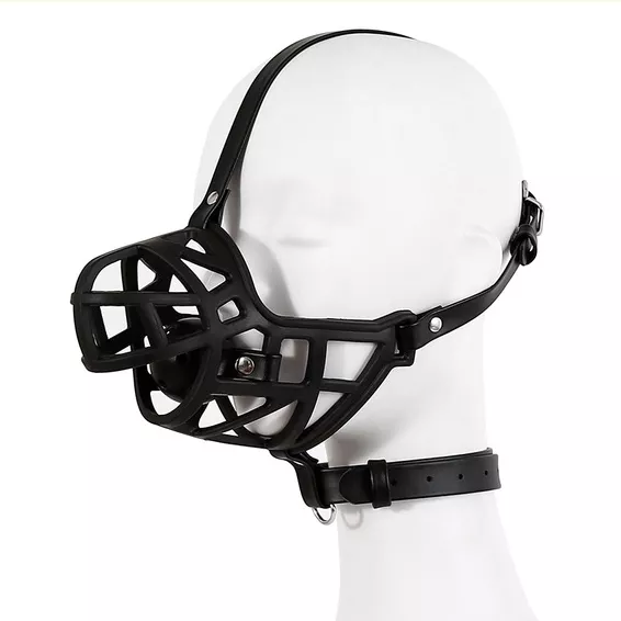 SM Maulkorb MUZZLE STRAP Schwarz