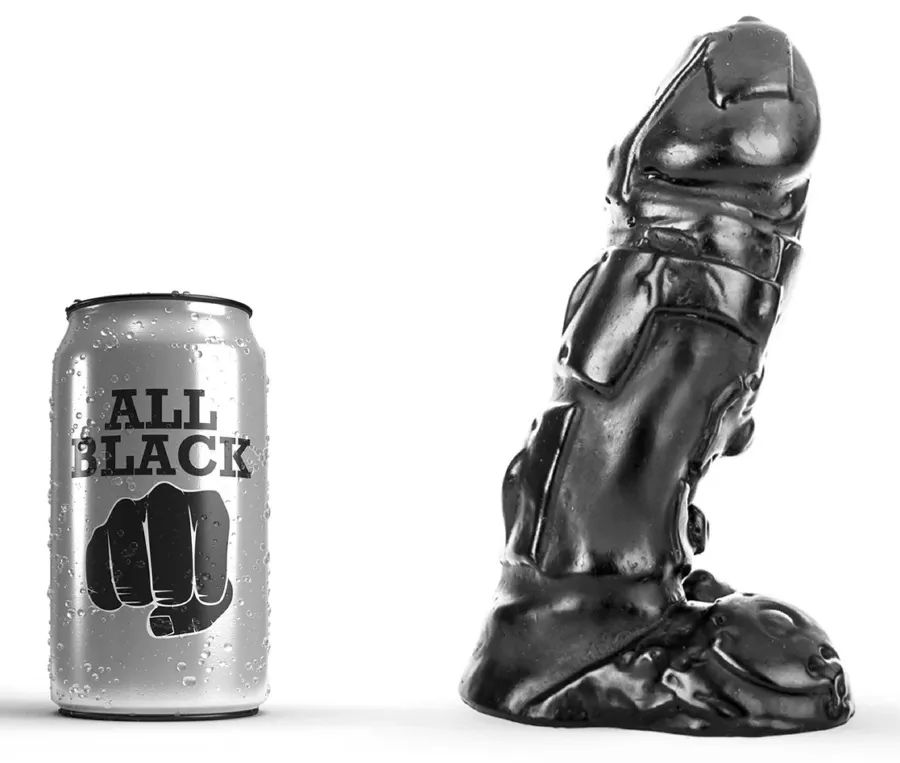 Dildo AB25 Dagger All Black 14 x 4,8cm