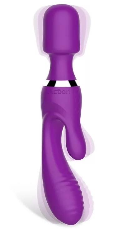 Vibrator and Wand Fifteen Action Purple