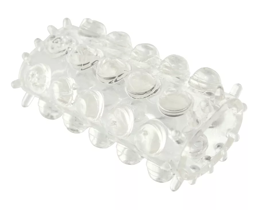 Penis hoes parelmoer Power Stretchy 7cm Transparant