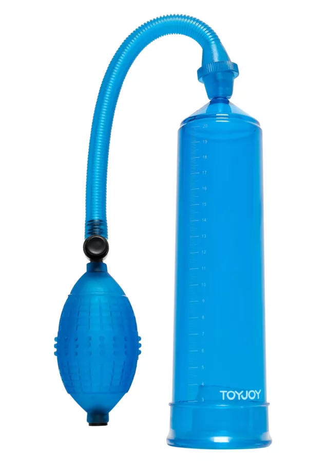 Penispomp PowerPump 20 x 5.3cm Blauw