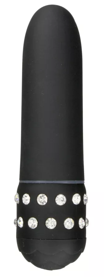 Vibrator Diamond Petit 12cm Zwart