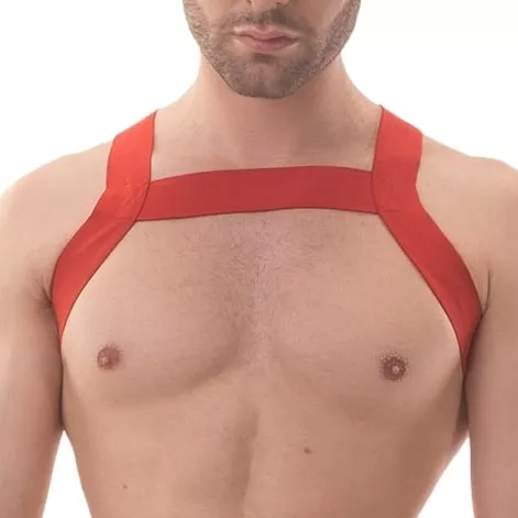 Elastischer Harness Matt Pop Rot