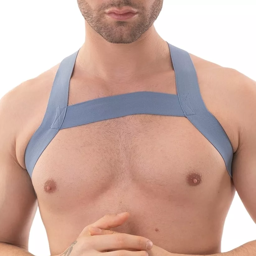 Elastischer Harness Matt Pop Blau