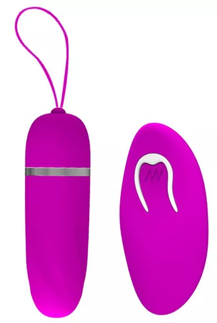 Vibriereies Ei kabellos violett Debby - 8,5 x 2,8 cm