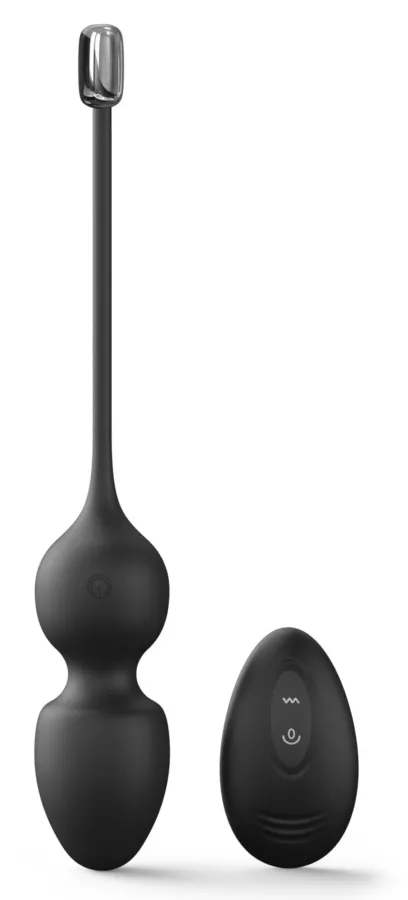 Vibrierende Liebeseier Love Balls Dorcel 9 x 3,5cm Schwarz