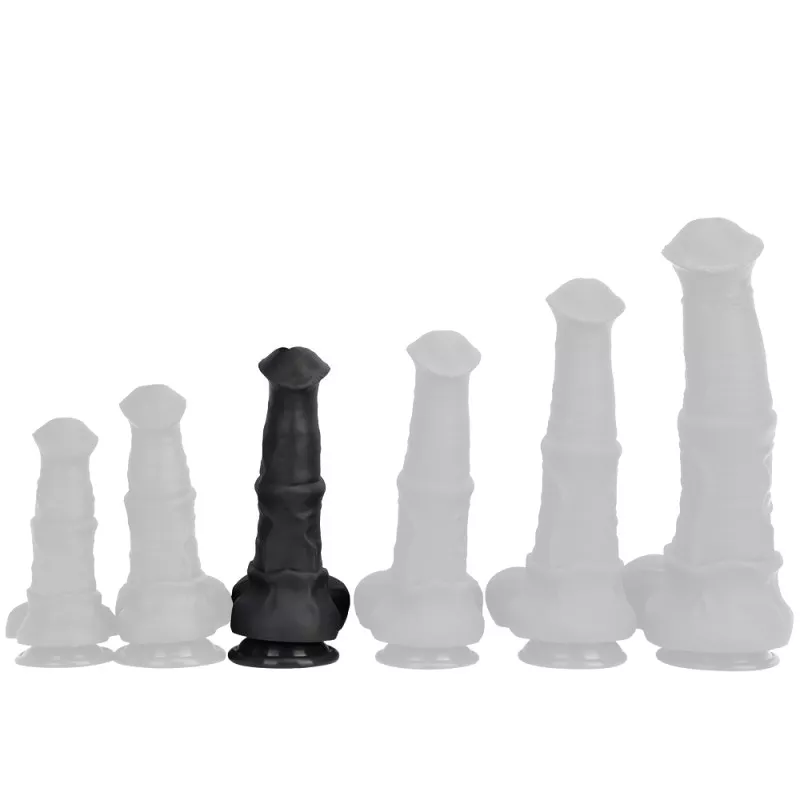 Paard dildo Centaura L 18 x 6.5cm Zwart