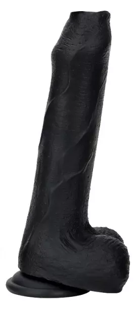 Silikon-Dildo Nopi 16 x 4cm Schwarz