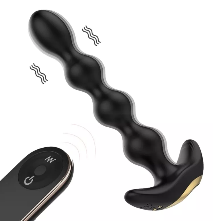 Anale plug met Balletjes Austin 16 x 3.2cm