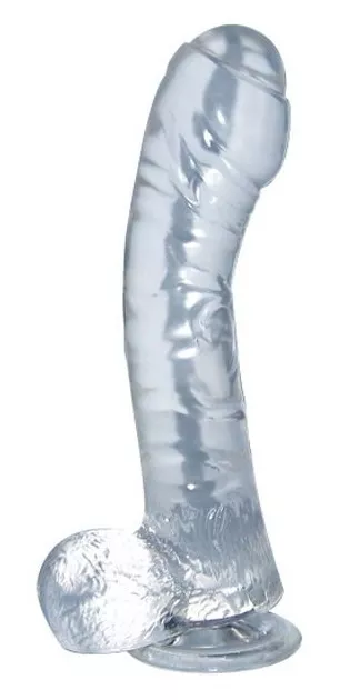 Dildo Lazy Transparent Jelly 13 x 3.5cm