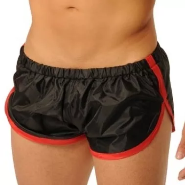 Korte broek Fist Zwart-Rood