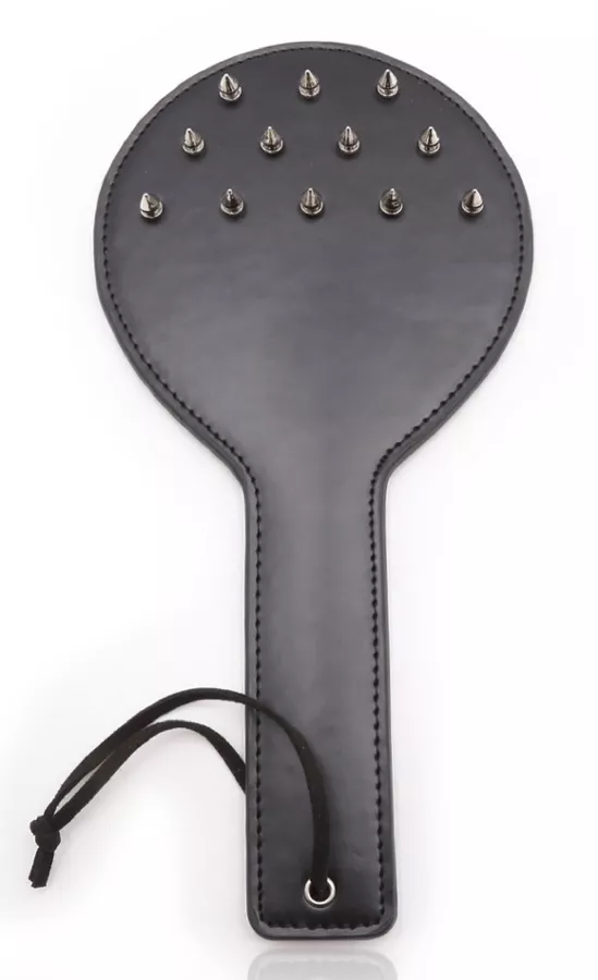 Paddel mit Metallspitzen 30 x 15cm Schwarz