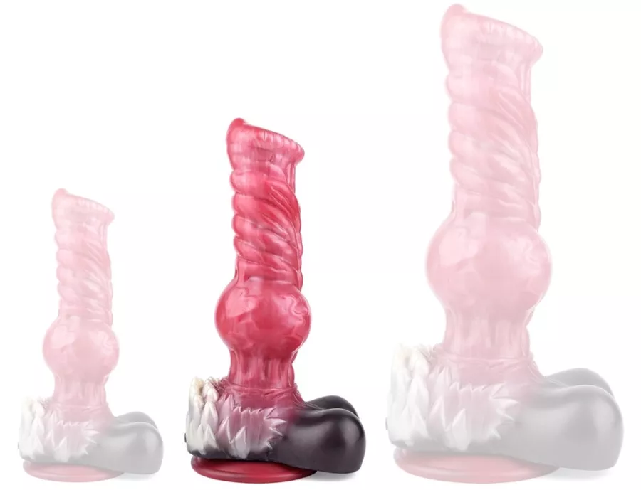 Furry Dildo Wolf M 21 x 7.5cm