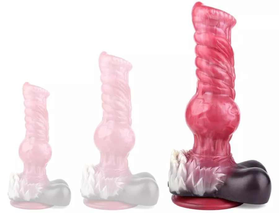 Furry Dildo Wolf L 27 x 9.5cm