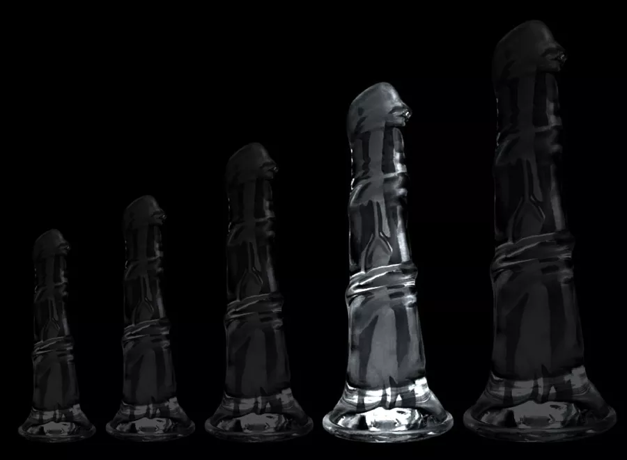 Pferdesilikon-Dildo Jumy XL 32 x 7,5cm Transparent