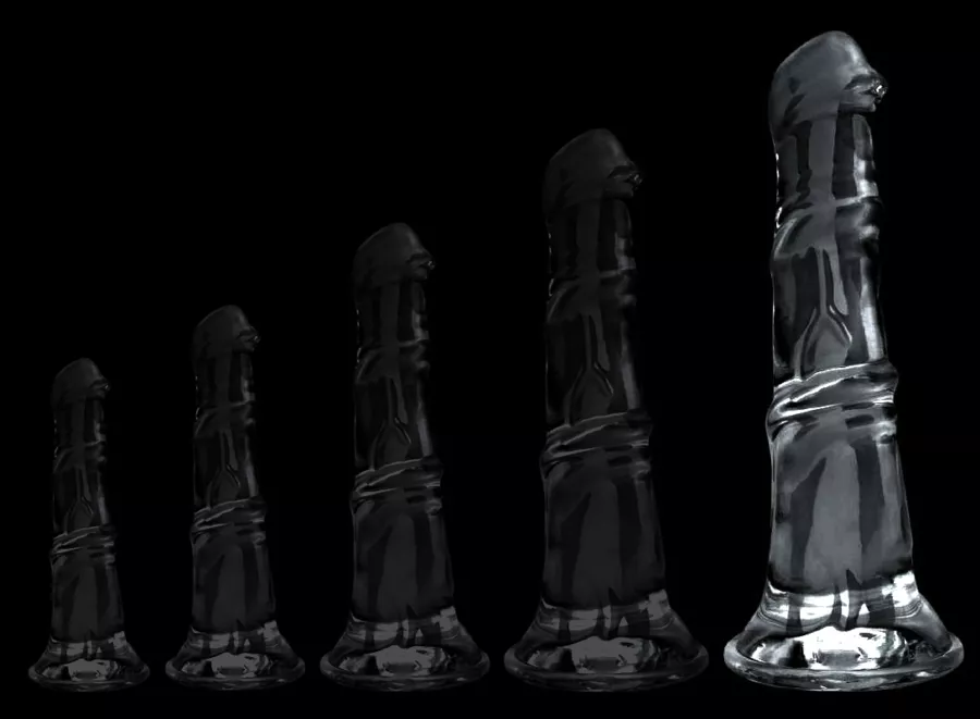 Pferdesilikon-Dildo Jumy XXL 37 x 8,5cm Transparent