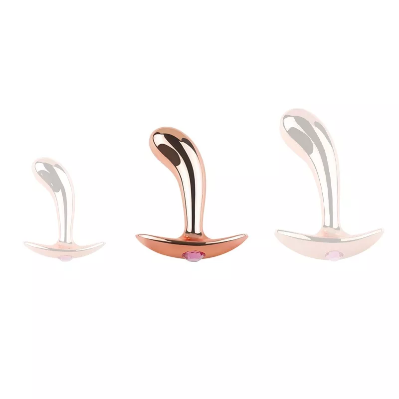 Metallschmuck-Plug INCURVE M 9 x 2.8cm