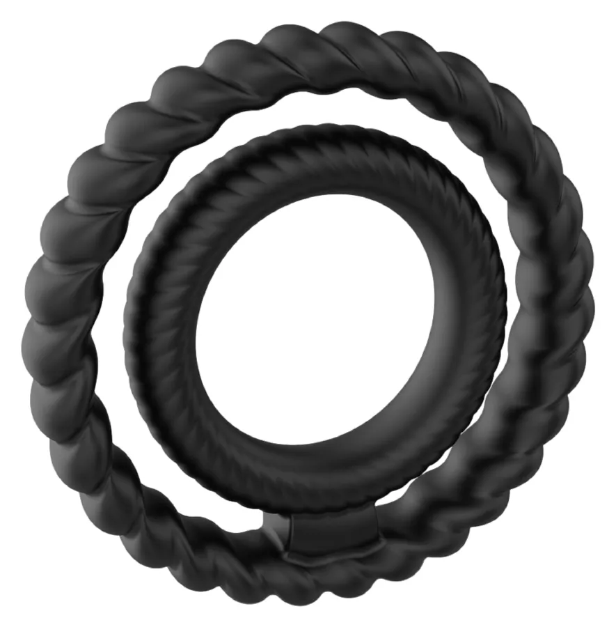 Doppelter Cockring Dual Ring Dorcel 43mm