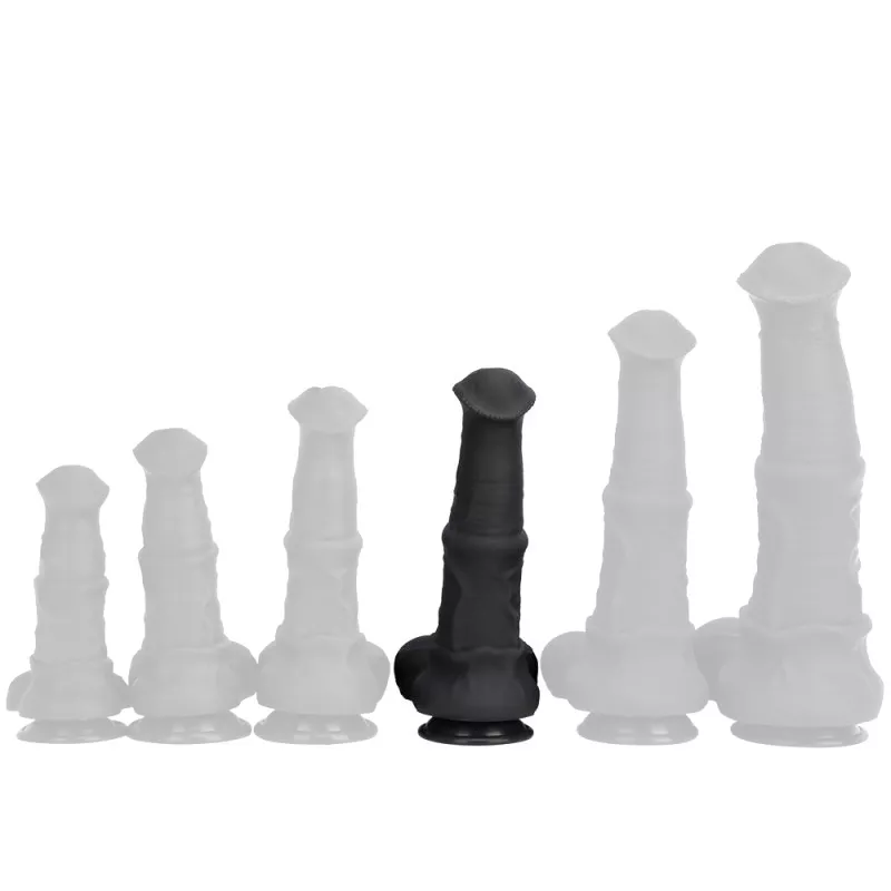 Pferdepenisdildo Centaura XL 20 x 7cm Schwarz