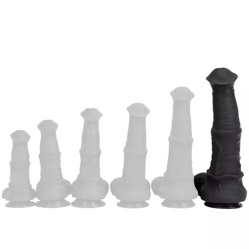 Pferdepenisdildo Centaura Xxxl 27 x 9cm Schwarz